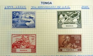 TONGA Mint/Used,  Self - Adhesive,  Sets,  etc.  on Pages.  (35 pics) 4