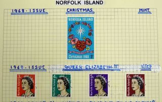 NORFOLK ISLAND Mint/Used,  Sets,  etc.  on Pages.  (43 pics) 8