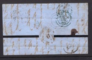 Great Britain 1854 6p Pair on Cover - - SC 7 Cats $2000.  00, 3