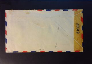 Canal Zone 1943 Censor Cover to USA - Z751 2
