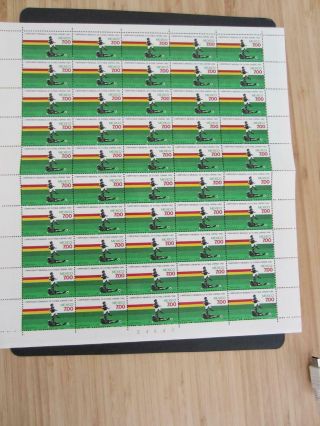 Mexico 1278 - 1280 Soccer,  Sports,  Nh Sheets Of 50,  Catalogs $150 - 1198