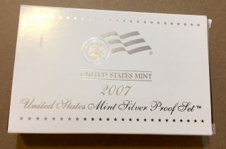 2007 United States Silver Proof Set - 14 Coins - & Ogp