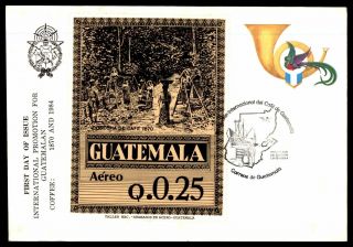 Mayfairstamps Guatemala 1984 Intl Promotion For Guatemalan Coffee Fdc First Day