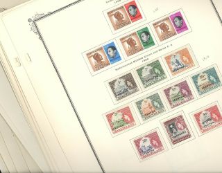 Lesotho,  Assortment Of Stamps Hinged/mounted On Scott Specialty Pages