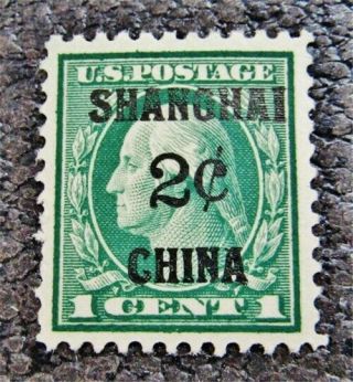 Nystamps Us Shanghai China Stamp K1 Og H $25