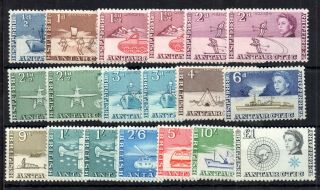 British Antarctic 1963 Qeii Mnh Set Sg 1 - 15 & Varieties Ws14543
