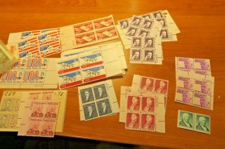 US Postage Stamp Stamps Lot Over $1350.  00 Face Value 3