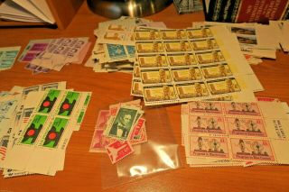 US Postage Stamp Stamps Lot Over $1350.  00 Face Value 8