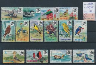 Lk68379 Lesotho 1981 Birds Animals Fine Lot Mnh Cv 30 Eur