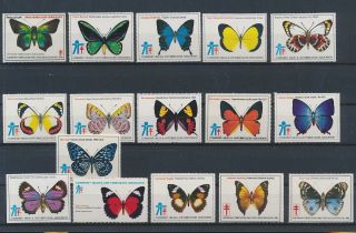 Lk72450 Australia Anti - Tuberculosis Butterflies Seal Stamps Mnh