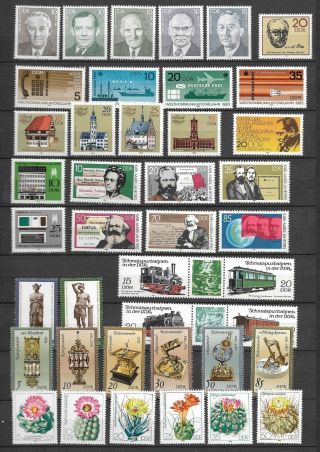 East - Germany/gdr/ddr: All Stamps Of 1983 In A Year Set Complete,  Mnh