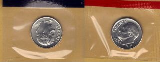 2000 - P & D Choice Uncirculated Roosevelt Dimes In Set Cello.