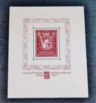 Nystamps Liechtenstein Stamp 115 Og H $1400
