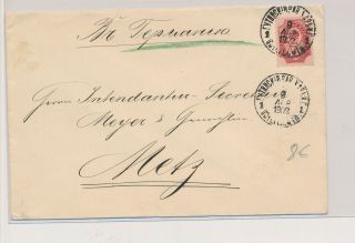 Lk80759 Russia 1902 Fine Cover With Cancels