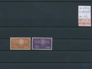 Lk84948 Ireland 1960 Europa Cept Fine Lot Mnh Cv 32 Eur