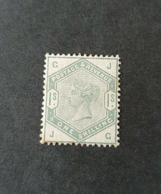 Gb Queen Victoria Sg 196 1s Green Lightly M/mint