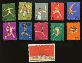 Pr China 1965 C116 2nd National Games,  Mnh