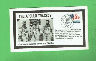 Kk.  10.  1967 Space Themed Envelope Covers - Apollo 1 Tragedy