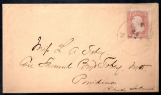 Arizona Territory Tucson Mar 23 1867 Earliest Known Ty 1 Postmark Envelope Cover
