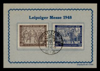 Dr Who 1943 Germany Leipziger Messe Postal Card C134752