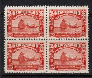 Newfoundland 73 Very Fine Gum Hinged Block