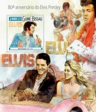 Guinea - Bissau 2015 Elvis Presley Stamp Sheet Michel 8089 Gb15512b