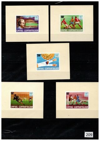 Central African Rep 1978 - Mnh - Deluxe - Soccer