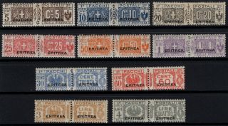 P118436 / Eritrea / Italian Colony / Parcel Post / Lot 1917 – 1937 Mh 120 E