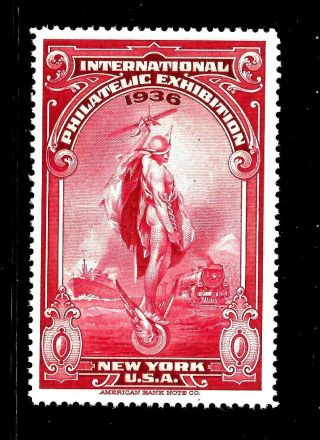 Hick Girl Stamp - M.  N.  H.  1936 York International Philatelic Exhib.  Y2844