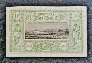 Nystamps French Somali Coast Stamp 18 Og H $28