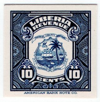 (i.  B) Liberia Revenue : Duty Stamp 10c (abn Proof)