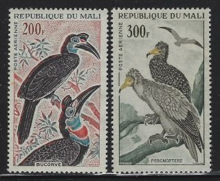 Mali 1965 Native Birds Set Sc C25 - 28 Nh
