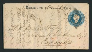 QV INDIA COVERS 1858 - 1894 INC 1867 BENGAL TRAVELLING PO RAILWAY,  1858 TOO LATE 6