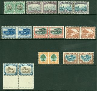 South Africa 1930 - 44 Values To 2/6,  Being Fine Unmounted