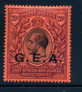 Tanganyika Gea 1917 20r Sg 61 Fine Mlh Bright And Fresh