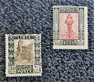 Nystamps Italy Libya Stamp 23 26 Og H $40