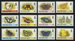 Swaziland Butterflies 12v Issue 1992 Mnh Sg 606 - 617 Mi 606 - 617