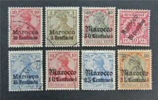 Nystamps German Offices Abroad Morocco Stamp 3//26 $36