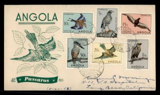 Dr Who Angola Passerine Bird Fdc C125066