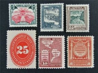 Nystamps Mexico Stamp 221//727 Og Nh $30