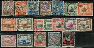 Kenya,  Uganda & Tanganyika 66 - 85 (x70) 1938 - 54