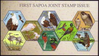 Zimbabwe Birds Sapoa Miniature Sheet Rare Mnh Sg Ms1142a Mi Block 13 Sc 975