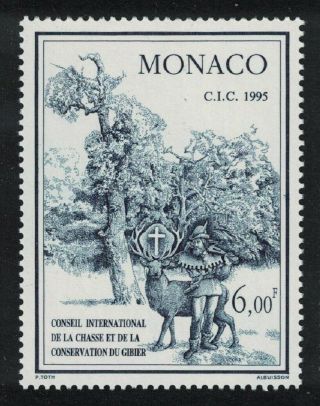 Monaco Hunting And Conservation Of Game 1v Mnh Sg 2220