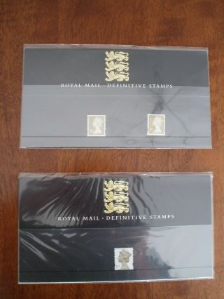 Gb Qeii Definitive Stamps 21 Presentation Pack Lot 1997,  2000,  2004,  2006 - 2019