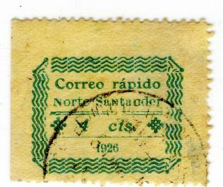 Colombia - Scadta,  Cosada - 4c Stamp With Error - Pos 1 - 1926 - Rrr