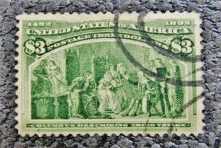 Nystamps Us Stamp 243 $900