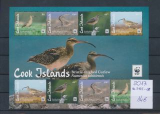Gx02215 Cook Islands 2017 Fauna & Flora Birds Sheet Mnh Cv 14 Eur