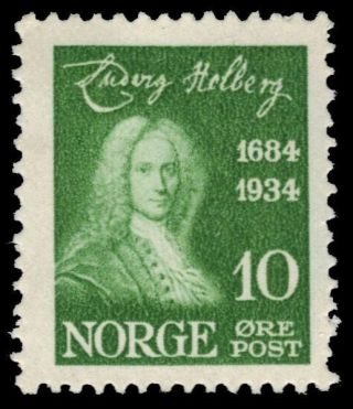 Norway 158 (mi168) - Ludvig Holberg " Man Of Letters " (pf10003)