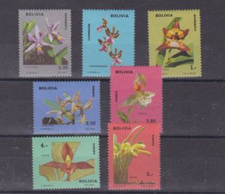 Bolivia 1974 Sc 558/60,  C327/30,  Flower,  Set Mnh O323