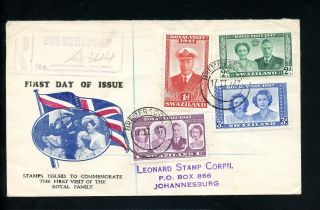 Lot 71518 Event Cover Royal Visit Of The Royal Family To Swaziland In 1947